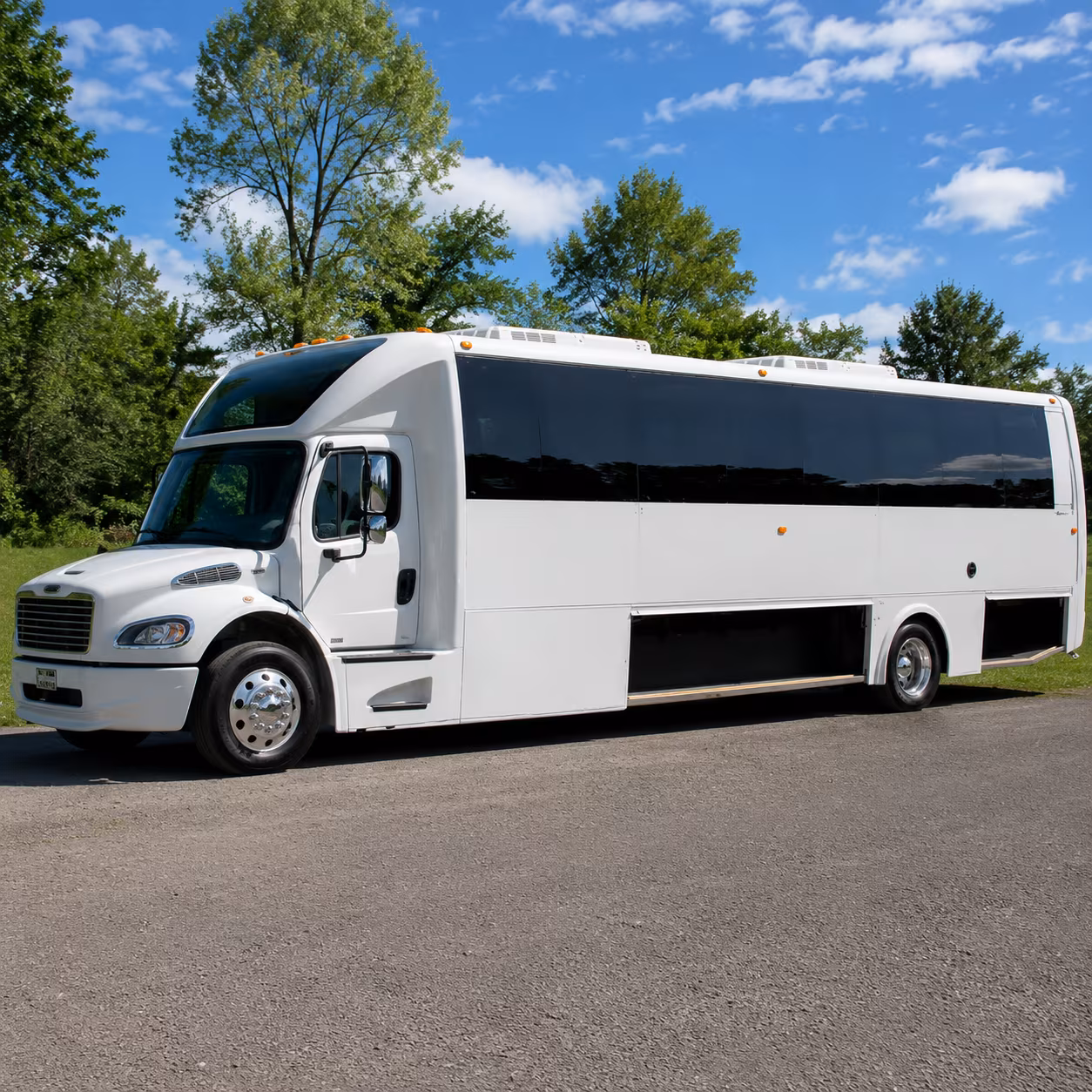airport shuttle buses for out of town wedding guests