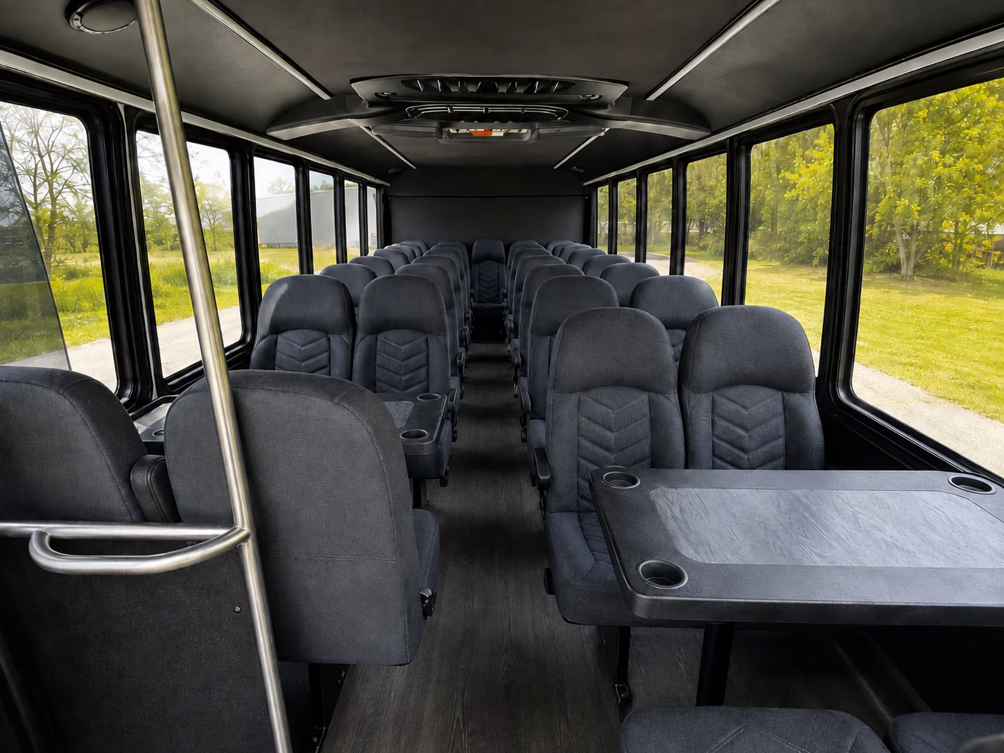 mesa 18 passenger minibus inside