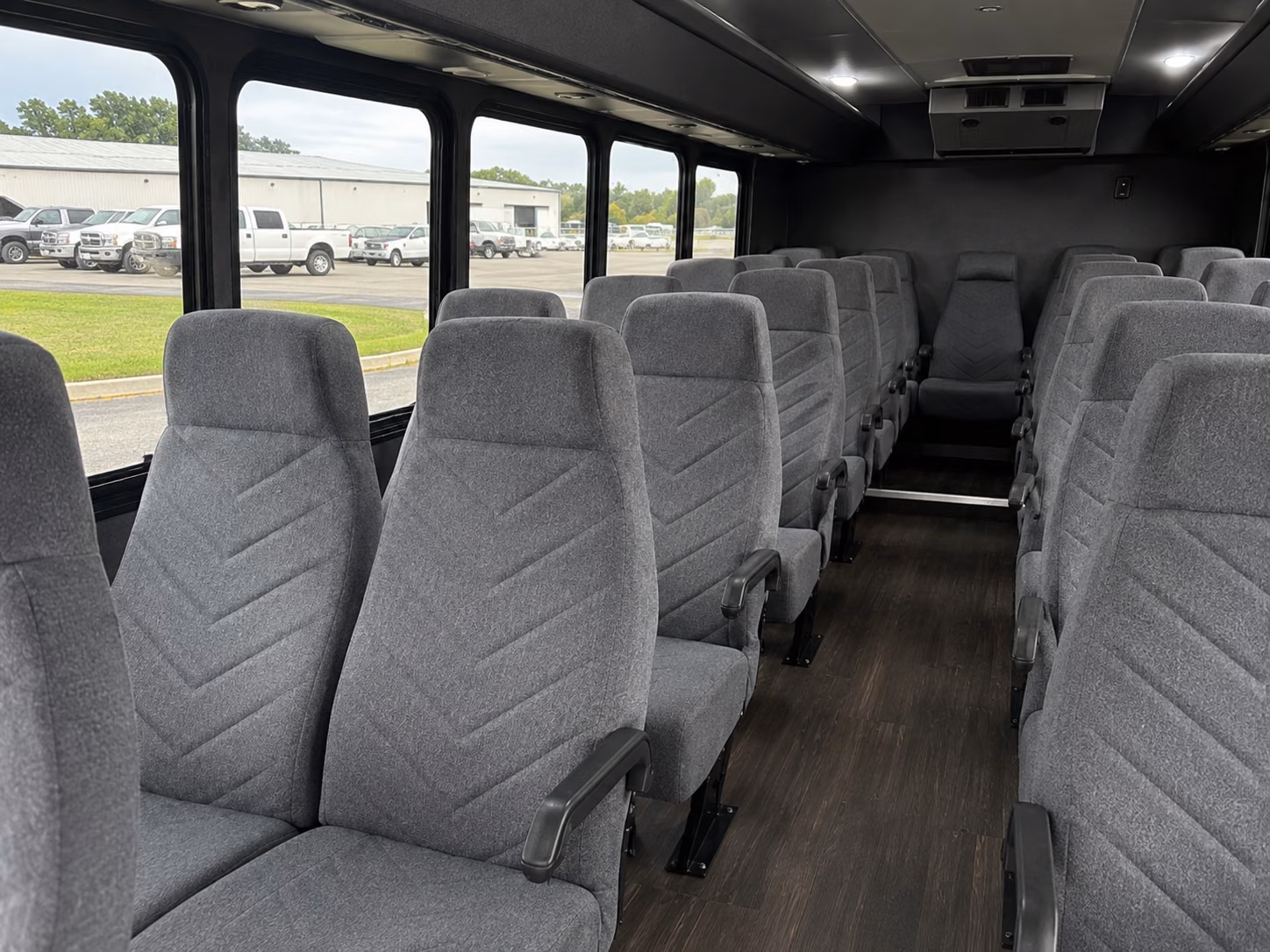 mesa 20 passenger minibus interior