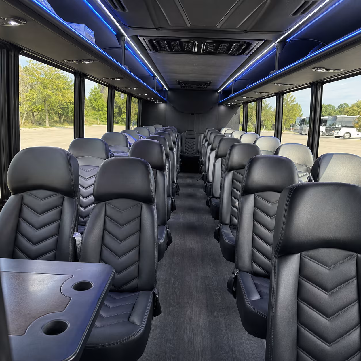 mesa 25 passenger minibus inside