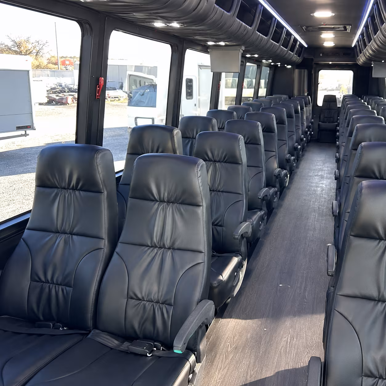 mesa 25 passenger minibus interior