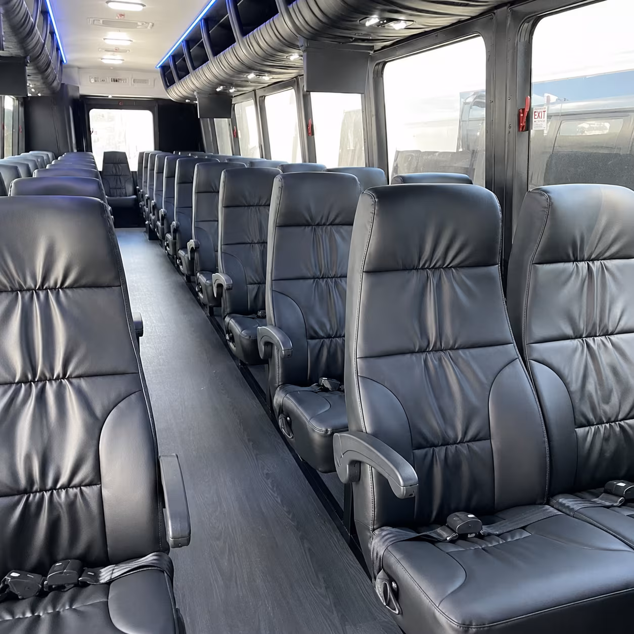 mesa 35 passenger minibus inside