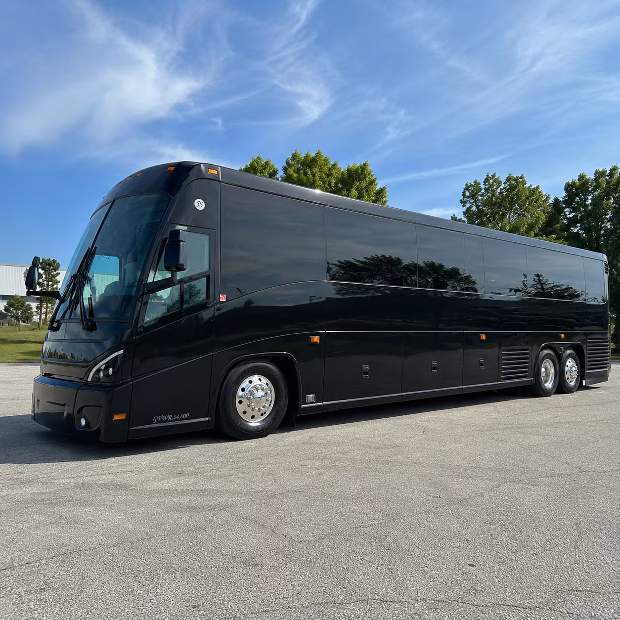 mesa 47 passenger charter bus