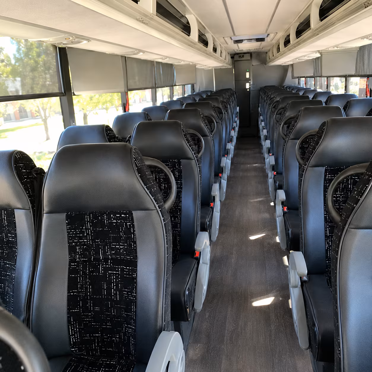 mesa charter bus inside