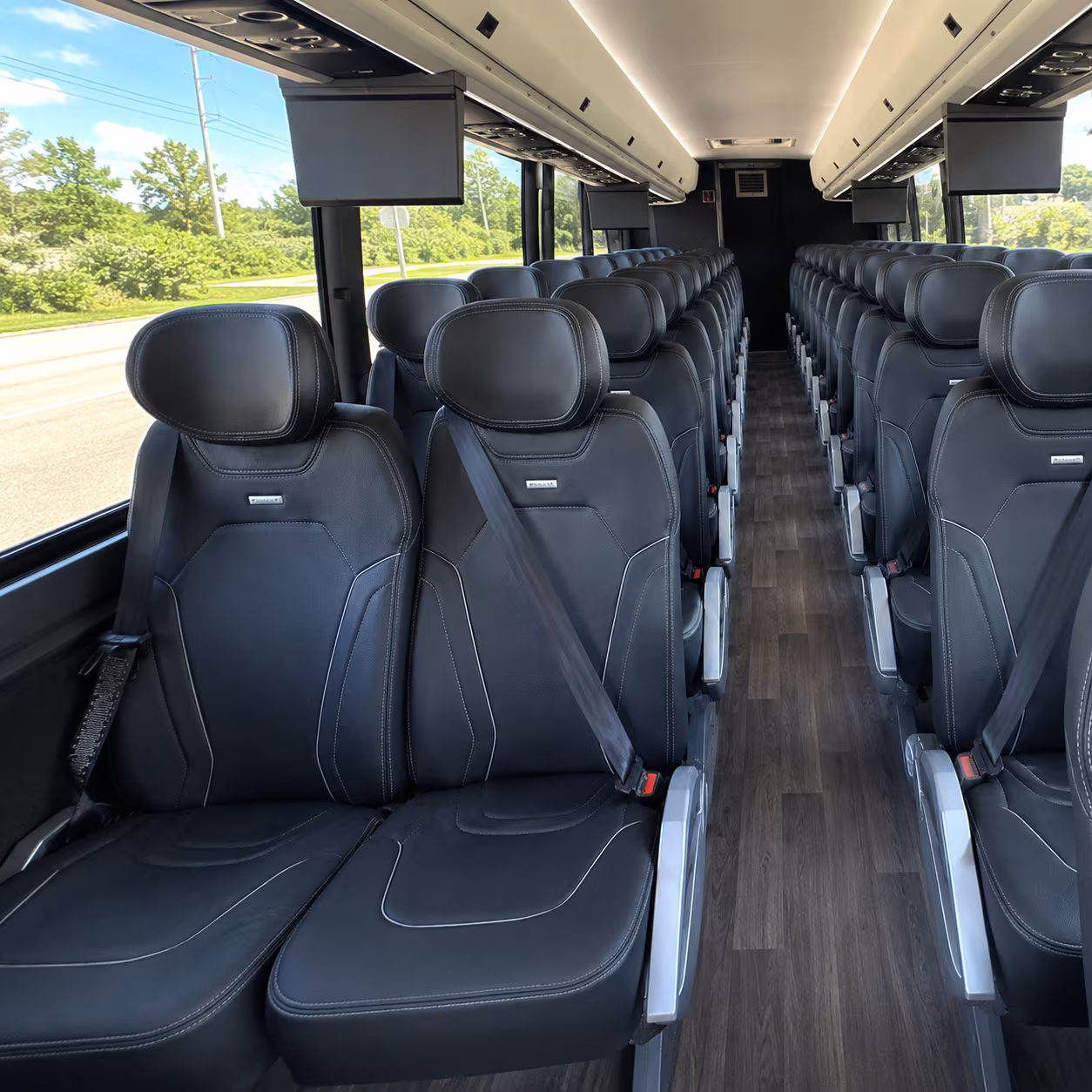 mesa charter bus interior