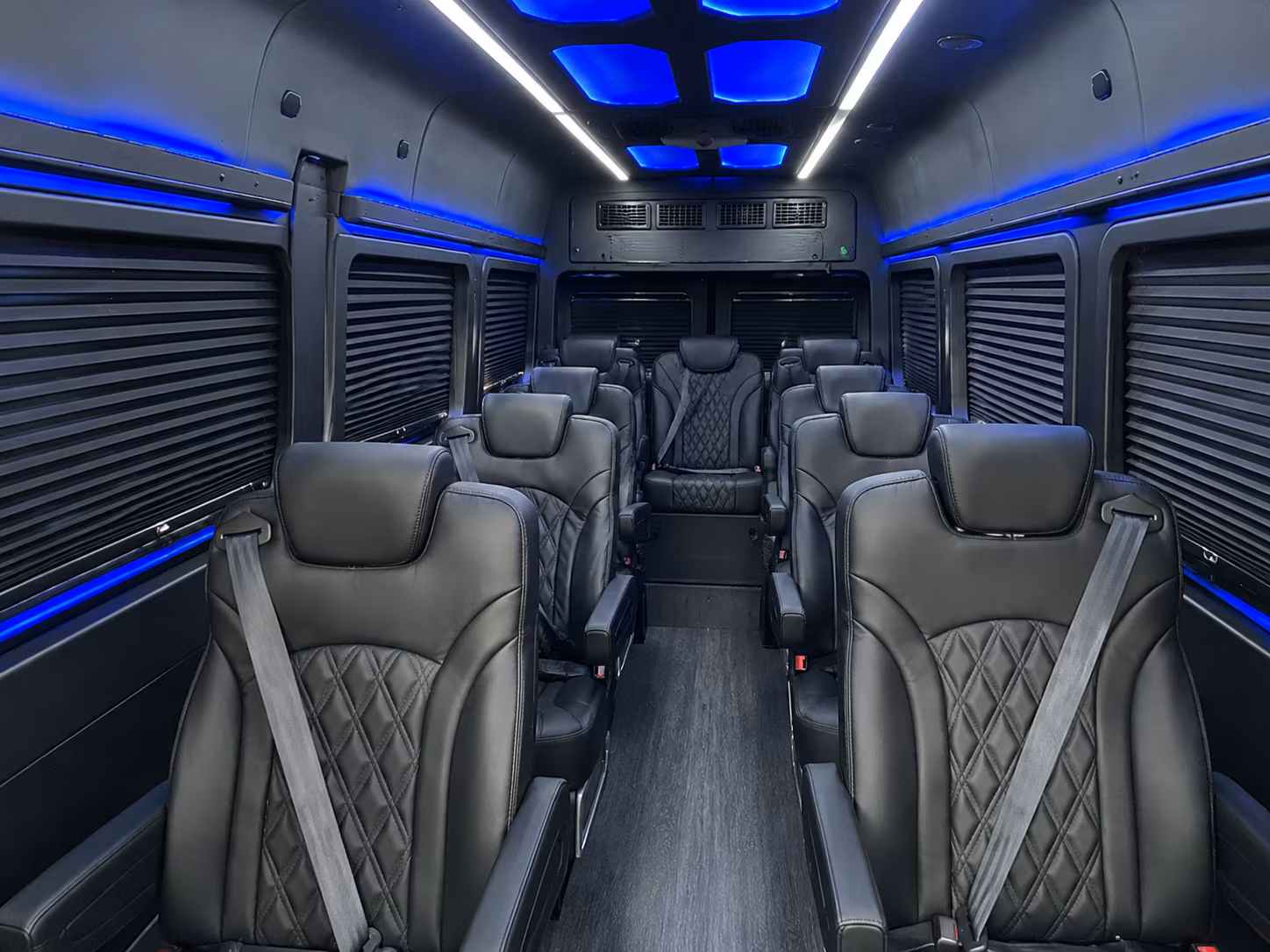 mesa corporate transportation onboard seating