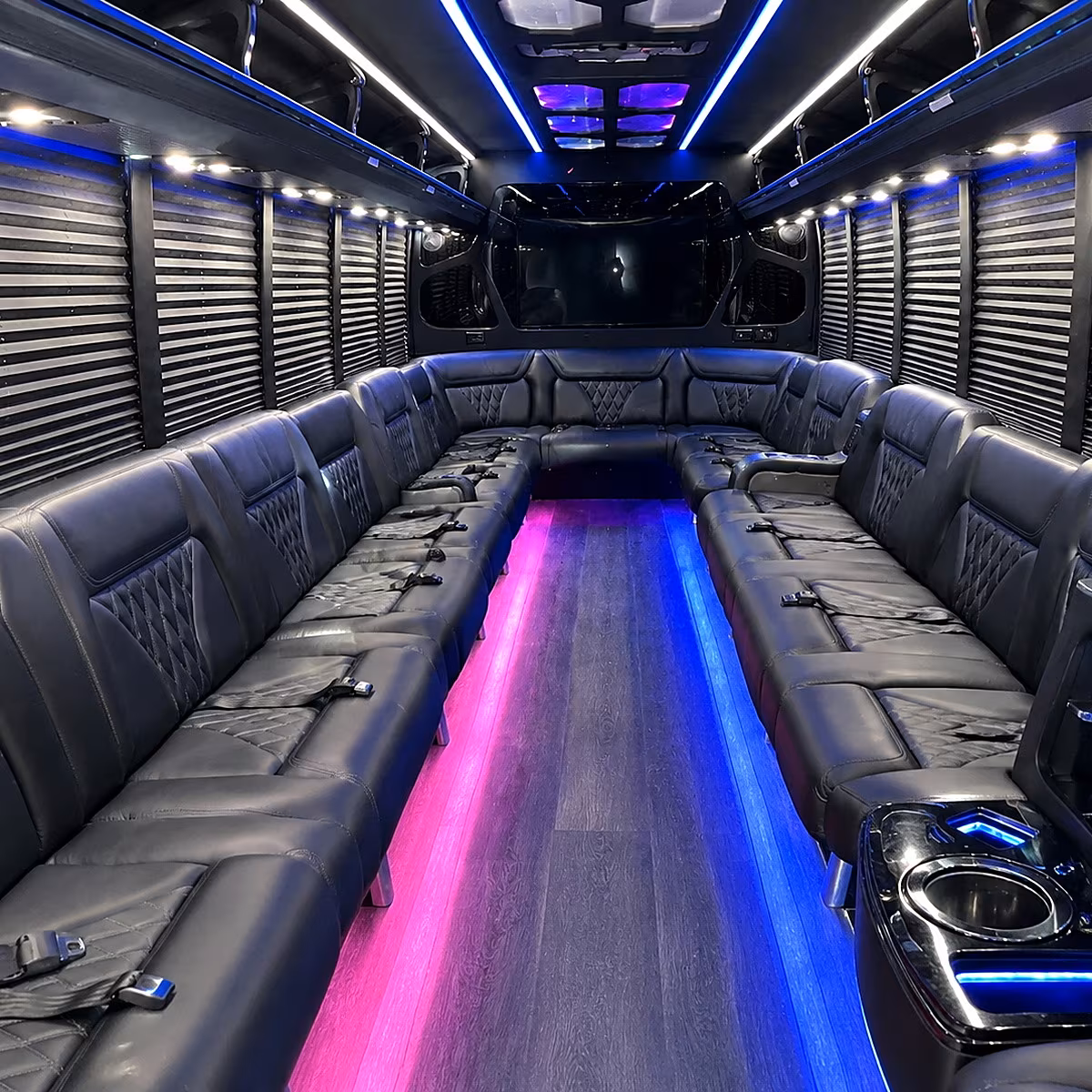 mesa party bus inside