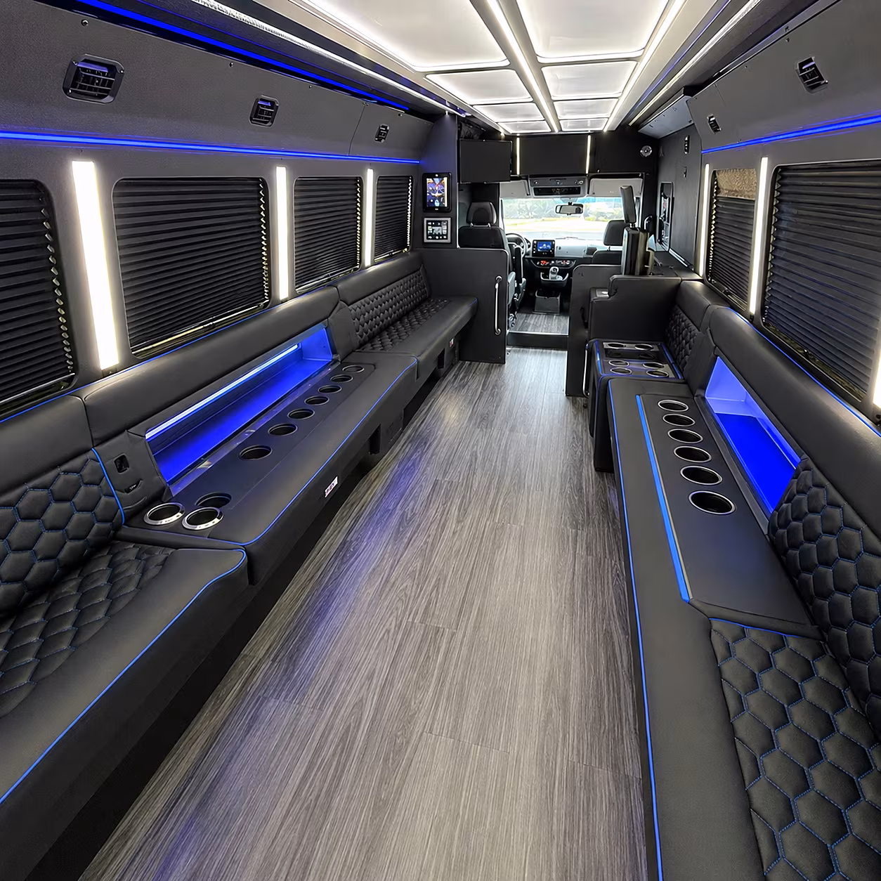 mesa party bus interior