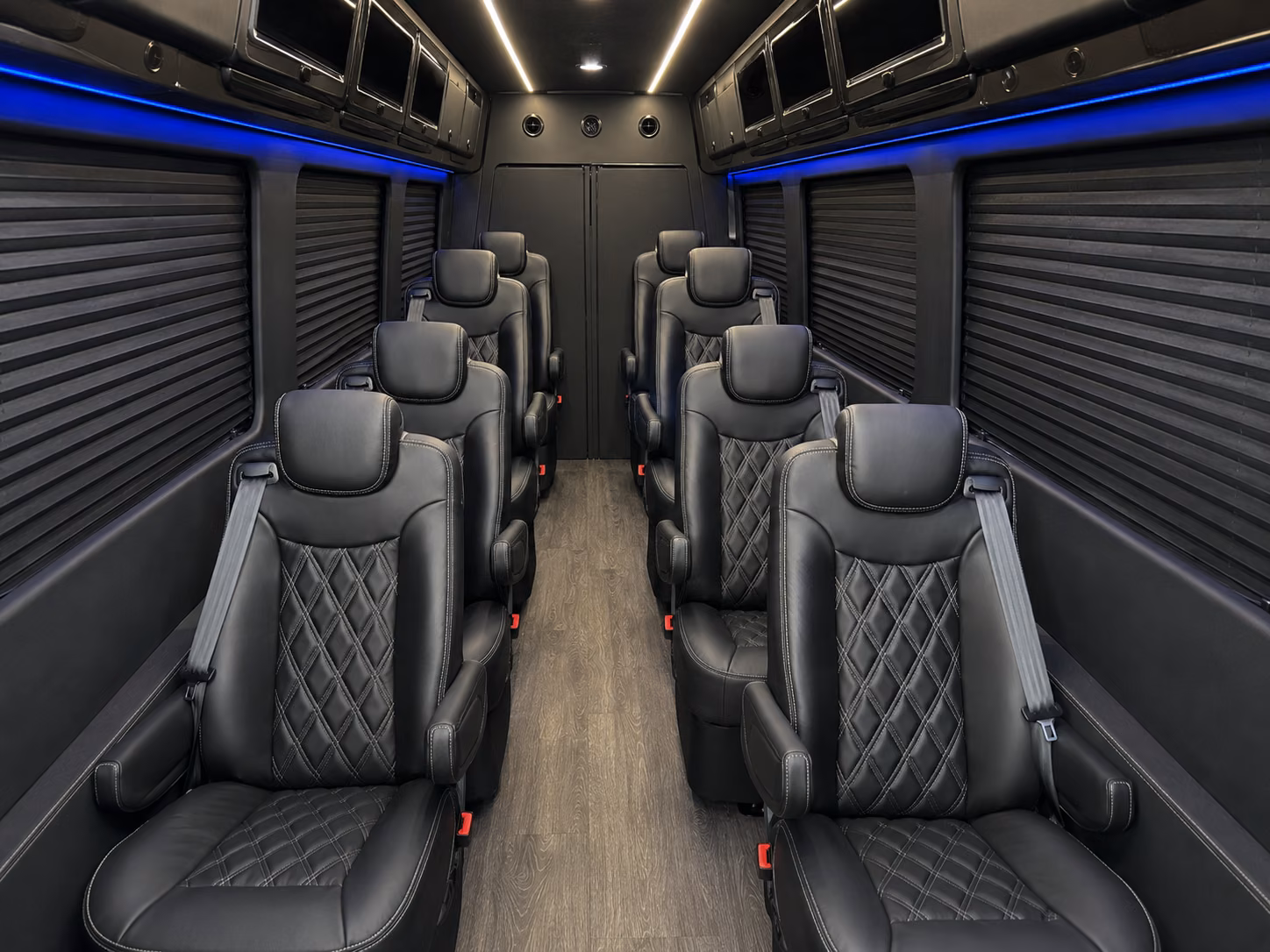 mesa sprinter van with driver inside